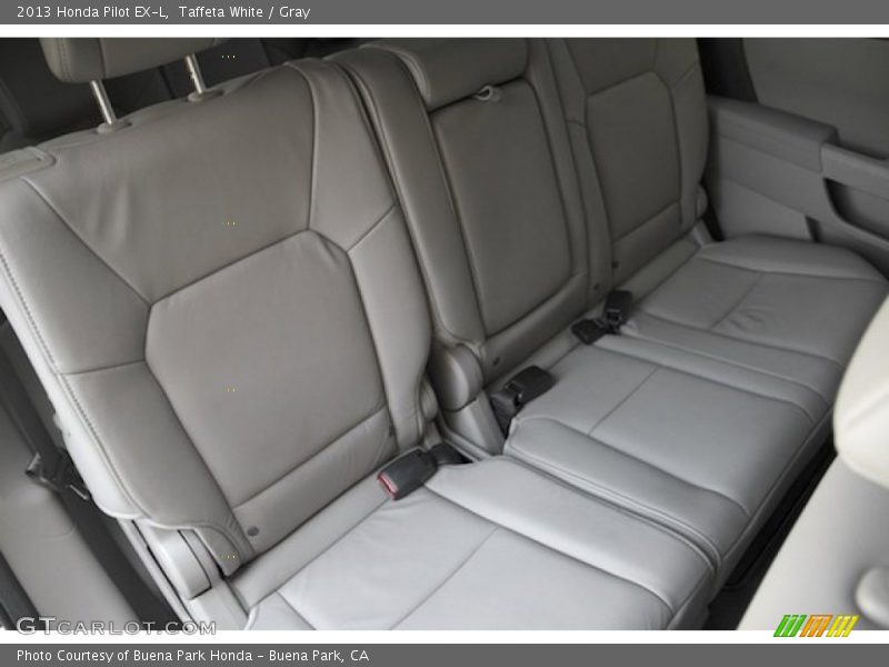 Taffeta White / Gray 2013 Honda Pilot EX-L