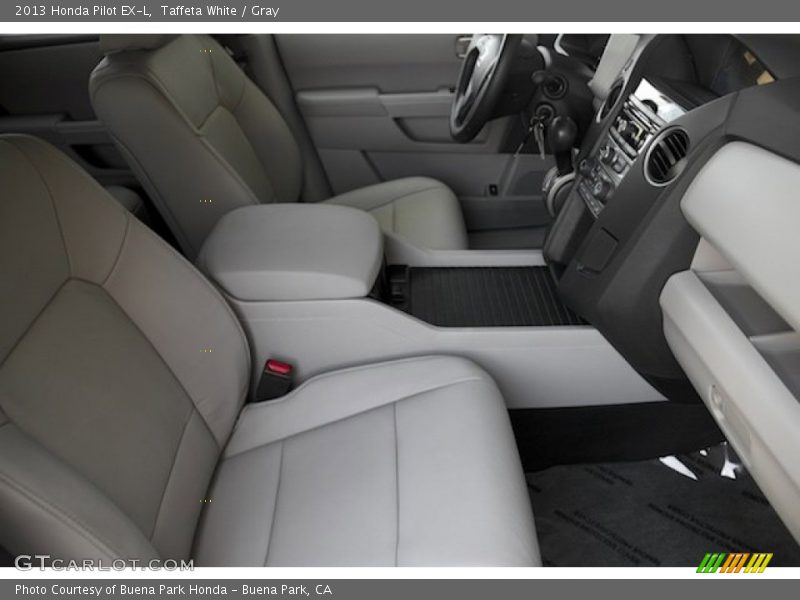 Taffeta White / Gray 2013 Honda Pilot EX-L