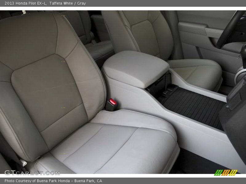 Taffeta White / Gray 2013 Honda Pilot EX-L