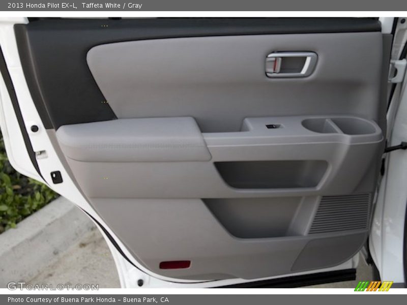 Taffeta White / Gray 2013 Honda Pilot EX-L