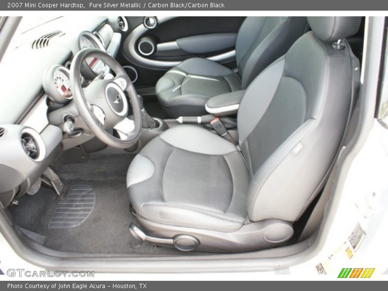 Pure Silver Metallic / Carbon Black/Carbon Black 2007 Mini Cooper Hardtop