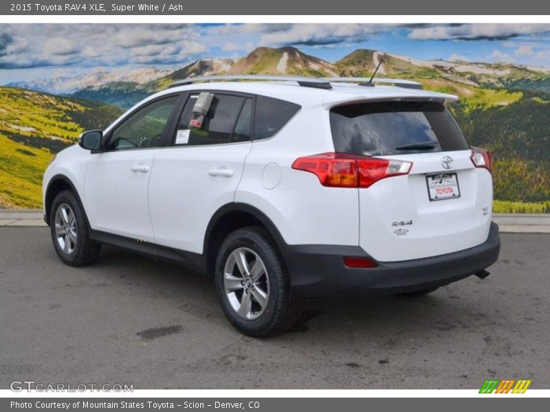 Super White / Ash 2015 Toyota RAV4 XLE
