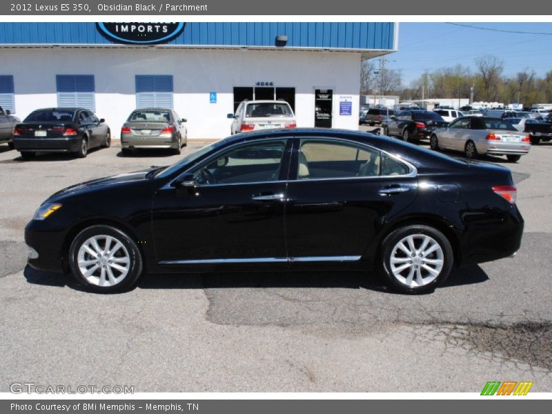 Obsidian Black / Parchment 2012 Lexus ES 350