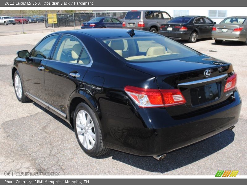 Obsidian Black / Parchment 2012 Lexus ES 350