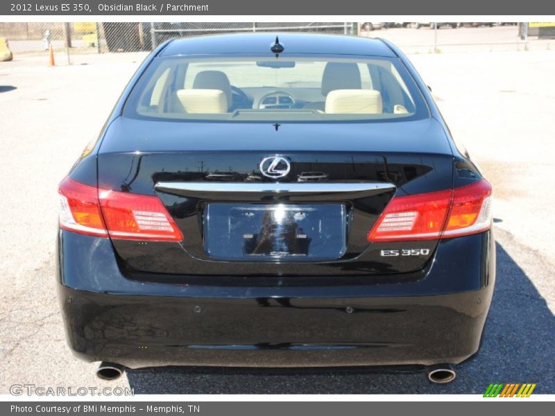 Obsidian Black / Parchment 2012 Lexus ES 350