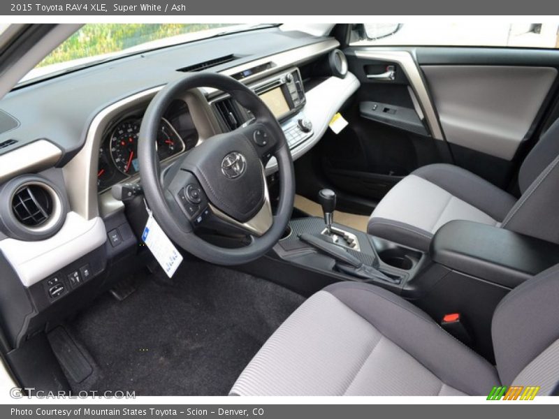  2015 RAV4 XLE Ash Interior