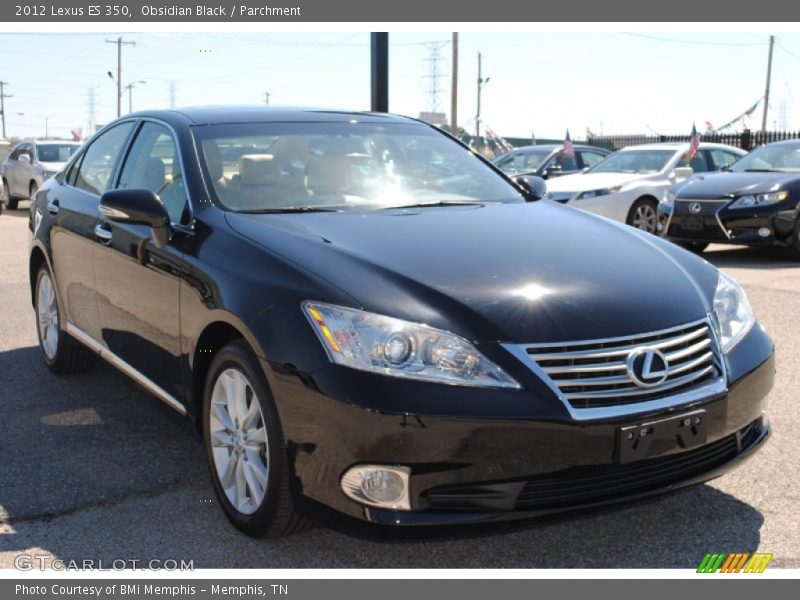 Obsidian Black / Parchment 2012 Lexus ES 350