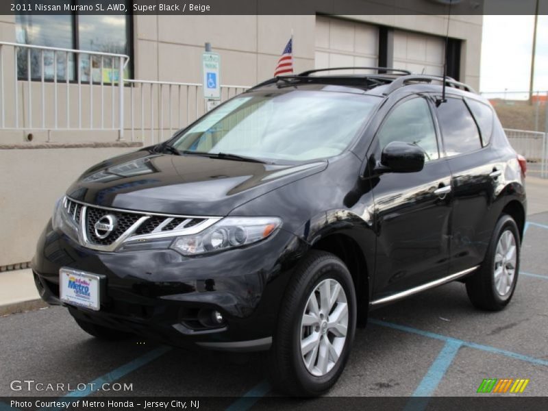 Super Black / Beige 2011 Nissan Murano SL AWD