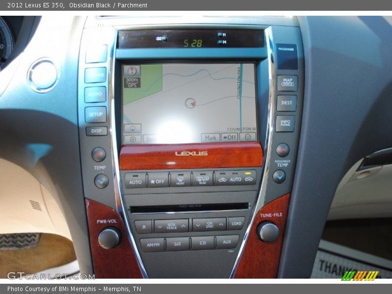 Obsidian Black / Parchment 2012 Lexus ES 350