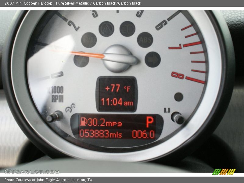 Pure Silver Metallic / Carbon Black/Carbon Black 2007 Mini Cooper Hardtop