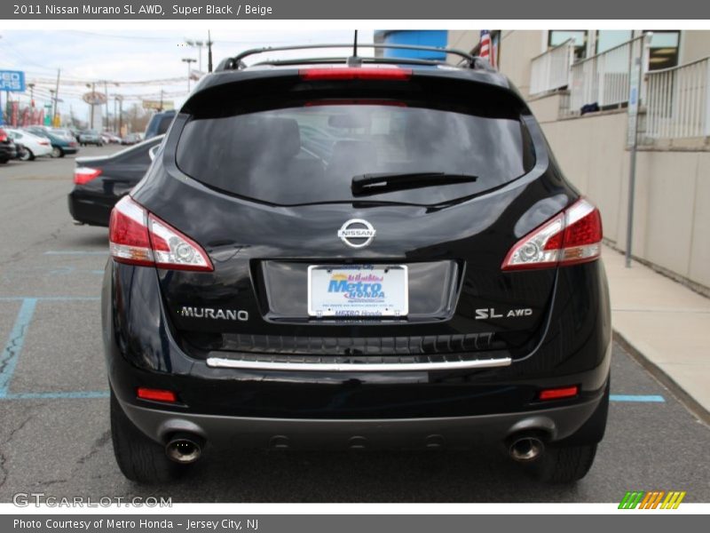 Super Black / Beige 2011 Nissan Murano SL AWD