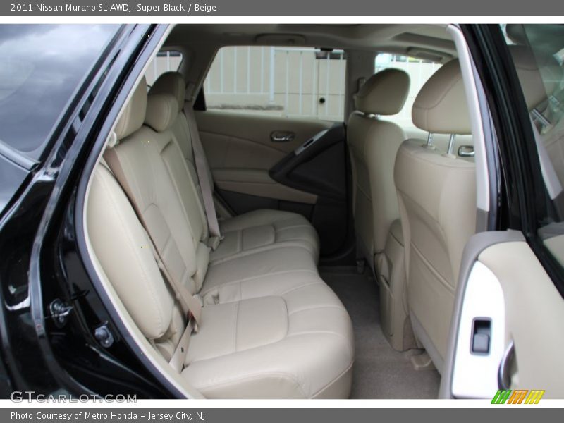 Rear Seat of 2011 Murano SL AWD