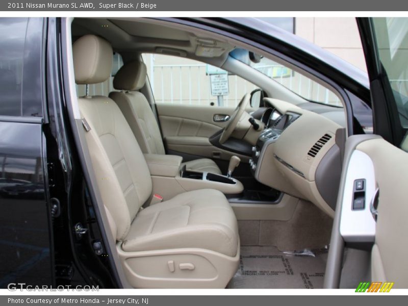 Front Seat of 2011 Murano SL AWD