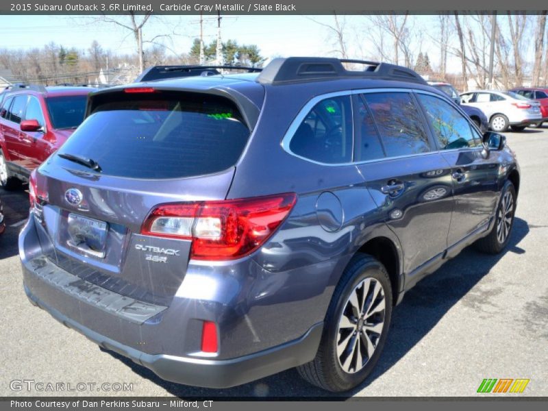 Carbide Gray Metallic / Slate Black 2015 Subaru Outback 3.6R Limited