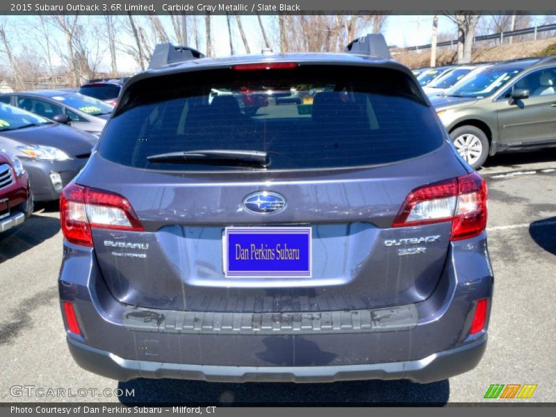 Carbide Gray Metallic / Slate Black 2015 Subaru Outback 3.6R Limited