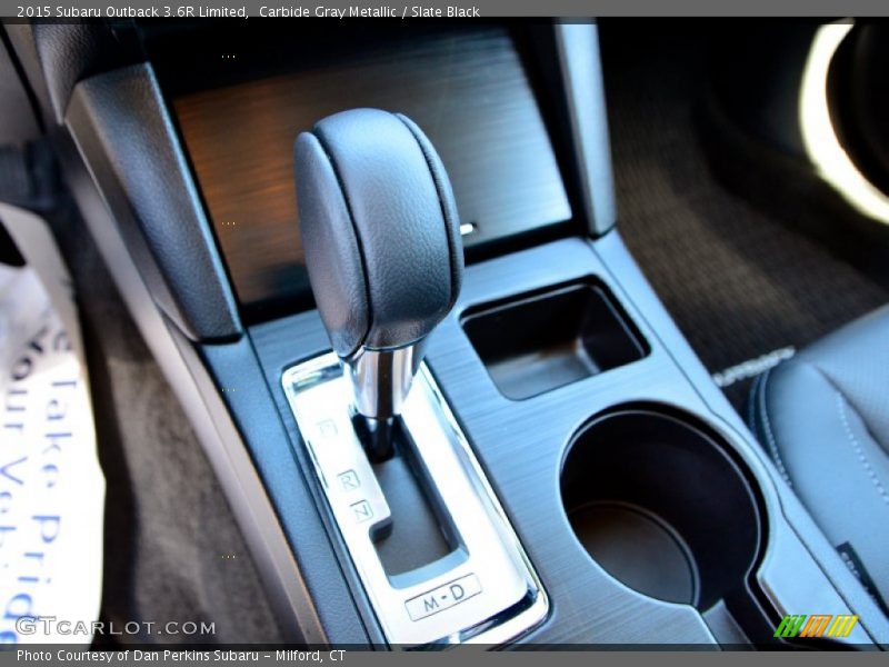 Carbide Gray Metallic / Slate Black 2015 Subaru Outback 3.6R Limited