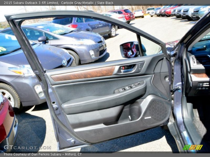 Carbide Gray Metallic / Slate Black 2015 Subaru Outback 3.6R Limited