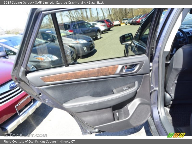 Carbide Gray Metallic / Slate Black 2015 Subaru Outback 3.6R Limited