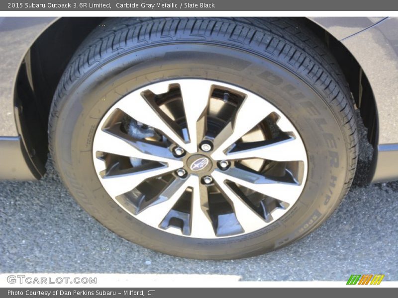 Carbide Gray Metallic / Slate Black 2015 Subaru Outback 3.6R Limited
