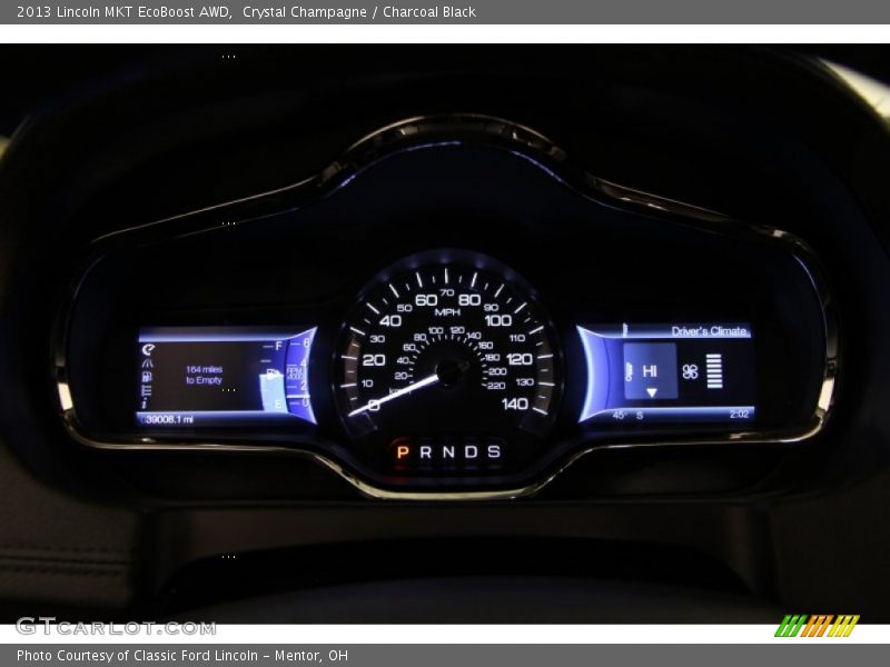 Crystal Champagne / Charcoal Black 2013 Lincoln MKT EcoBoost AWD