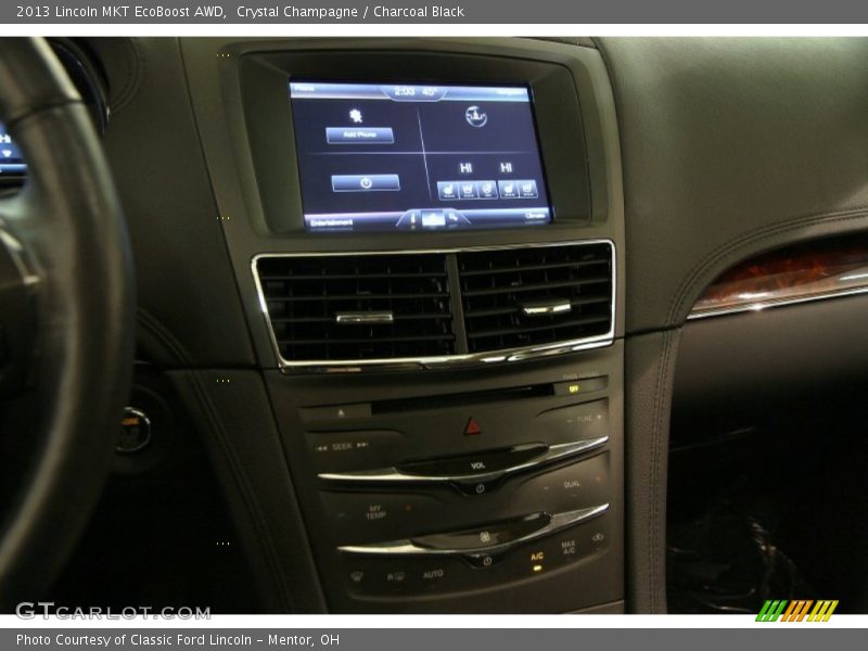 Crystal Champagne / Charcoal Black 2013 Lincoln MKT EcoBoost AWD