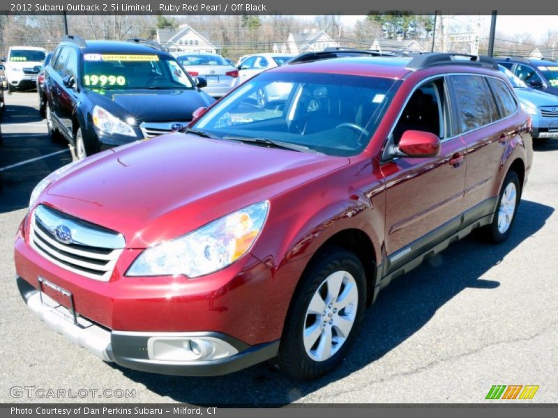 Front 3/4 View of 2012 Outback 2.5i Limited
