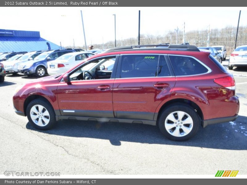 Ruby Red Pearl / Off Black 2012 Subaru Outback 2.5i Limited