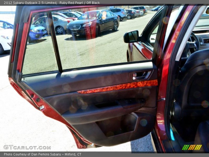 Ruby Red Pearl / Off Black 2012 Subaru Outback 2.5i Limited