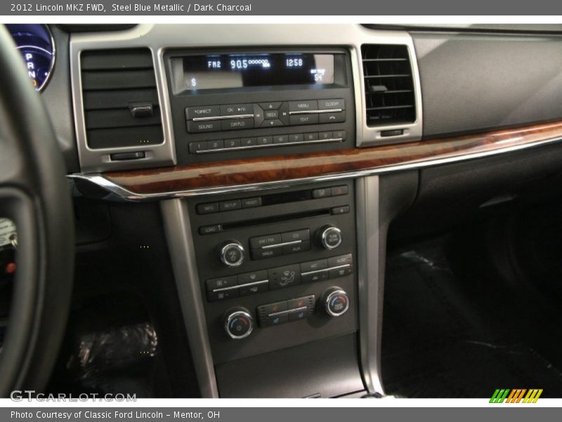 Steel Blue Metallic / Dark Charcoal 2012 Lincoln MKZ FWD