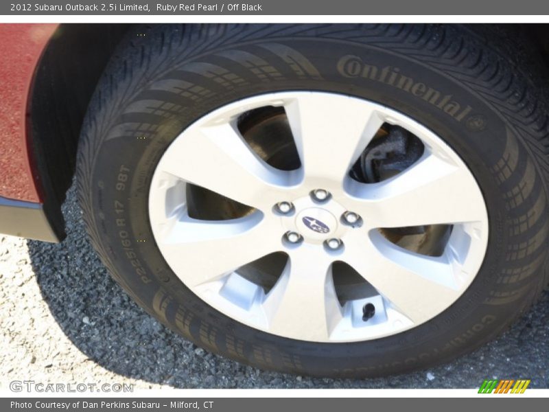 Ruby Red Pearl / Off Black 2012 Subaru Outback 2.5i Limited