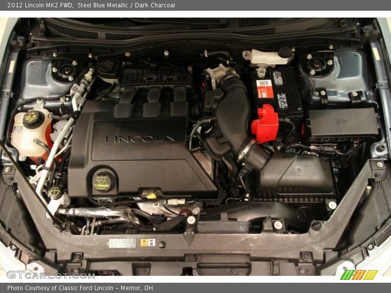Steel Blue Metallic / Dark Charcoal 2012 Lincoln MKZ FWD