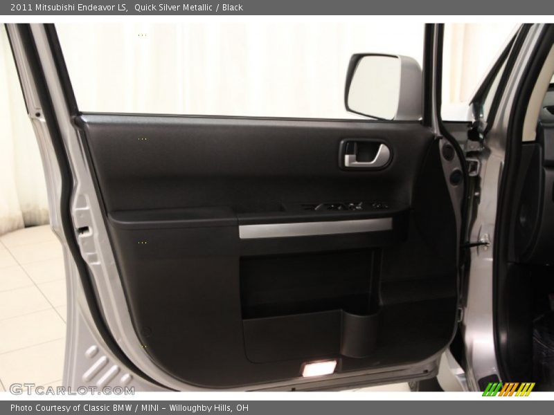 Quick Silver Metallic / Black 2011 Mitsubishi Endeavor LS
