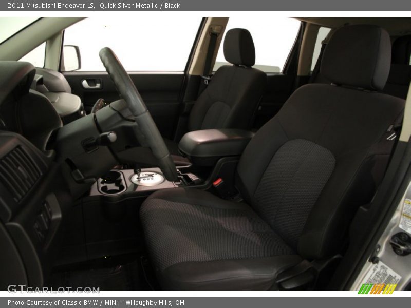 Quick Silver Metallic / Black 2011 Mitsubishi Endeavor LS