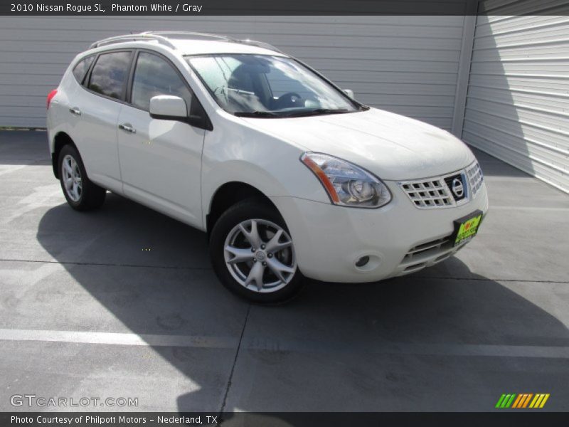 Phantom White / Gray 2010 Nissan Rogue SL