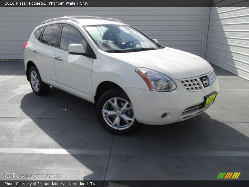 Phantom White / Gray 2010 Nissan Rogue SL
