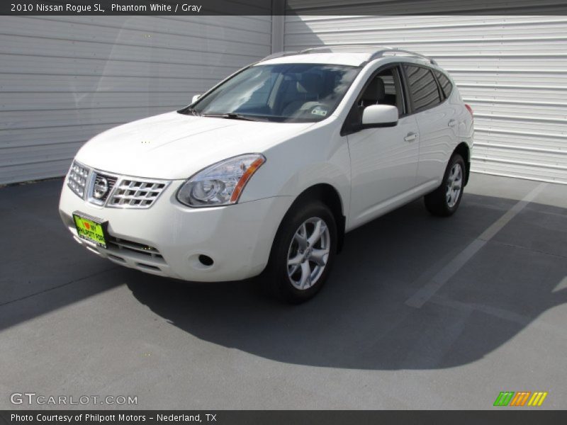 Phantom White / Gray 2010 Nissan Rogue SL