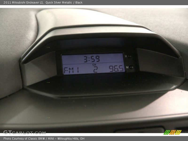 Quick Silver Metallic / Black 2011 Mitsubishi Endeavor LS