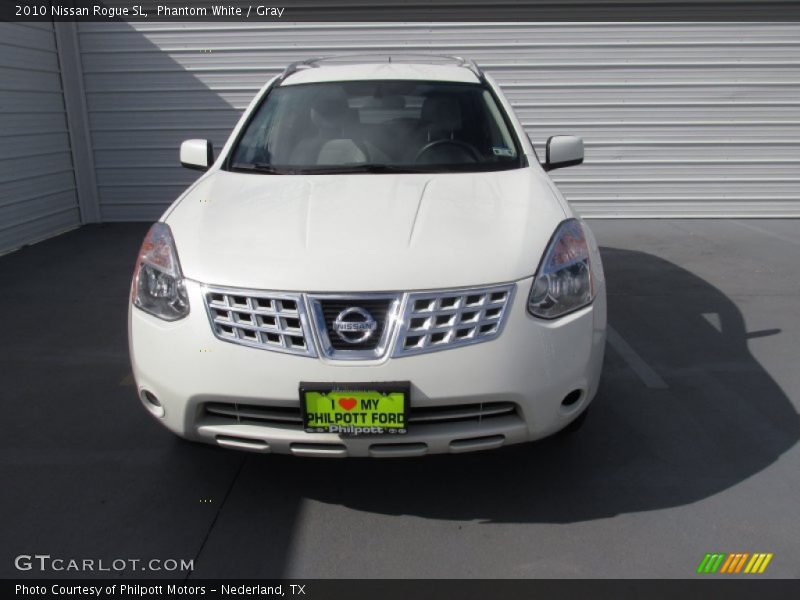 Phantom White / Gray 2010 Nissan Rogue SL