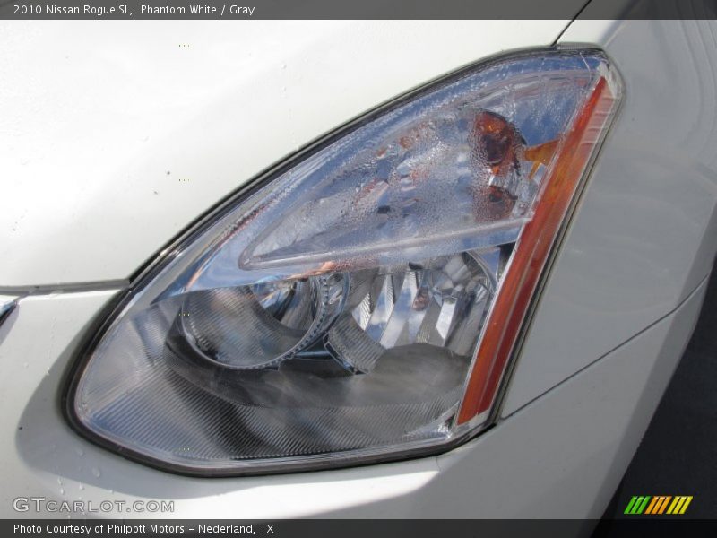 Phantom White / Gray 2010 Nissan Rogue SL
