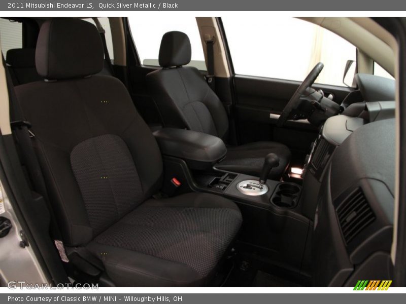 Quick Silver Metallic / Black 2011 Mitsubishi Endeavor LS
