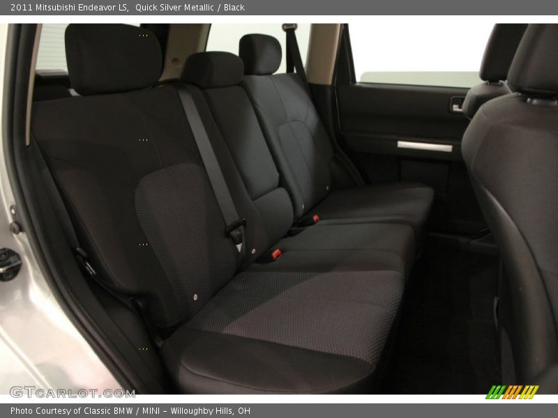 Quick Silver Metallic / Black 2011 Mitsubishi Endeavor LS