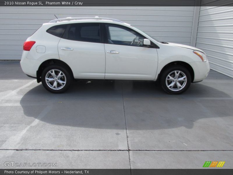 Phantom White / Gray 2010 Nissan Rogue SL