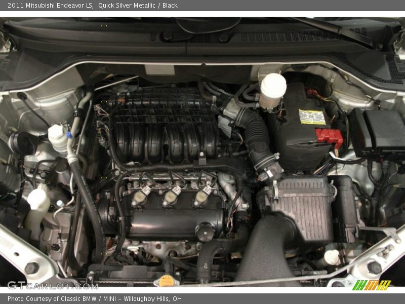 Quick Silver Metallic / Black 2011 Mitsubishi Endeavor LS