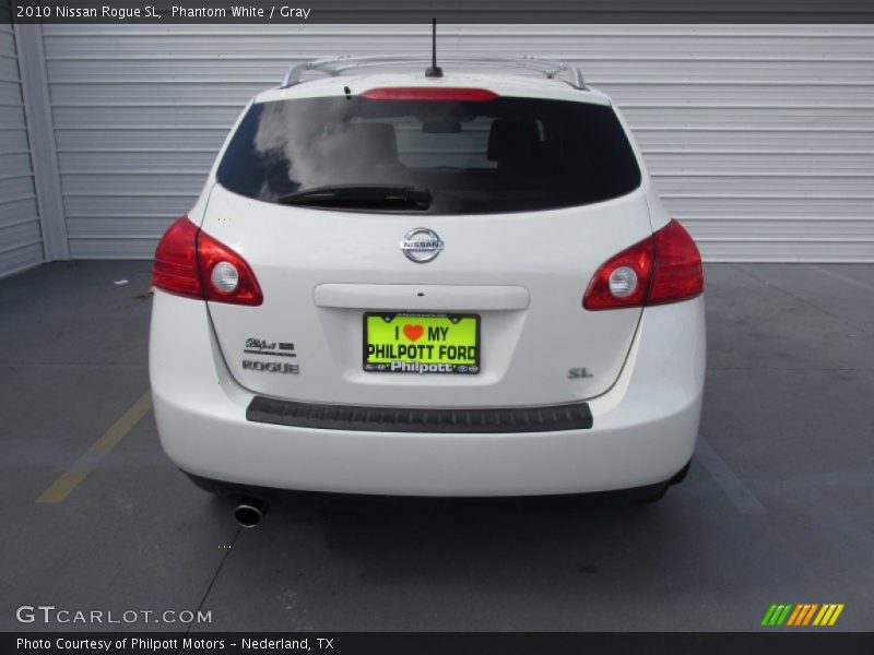 Phantom White / Gray 2010 Nissan Rogue SL