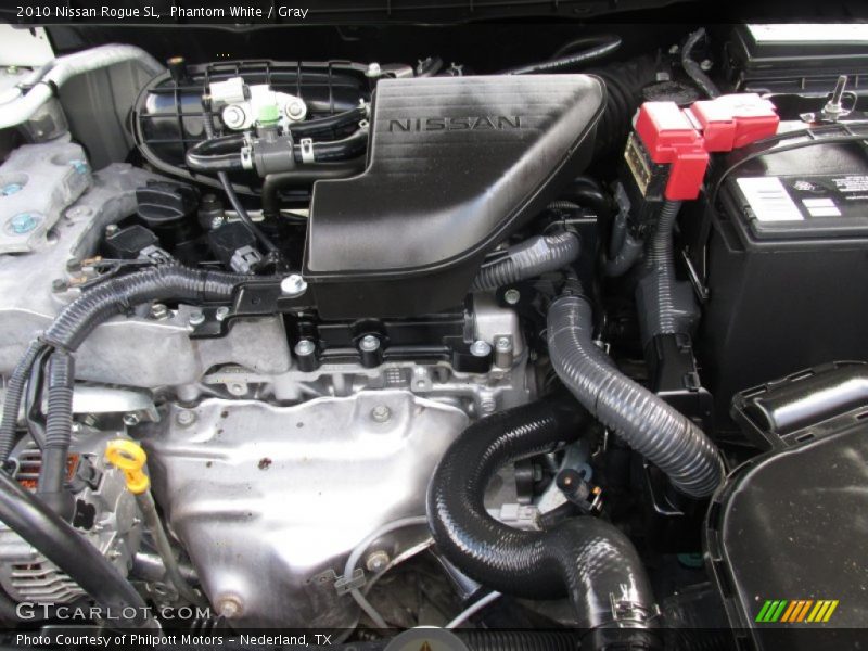 Phantom White / Gray 2010 Nissan Rogue SL