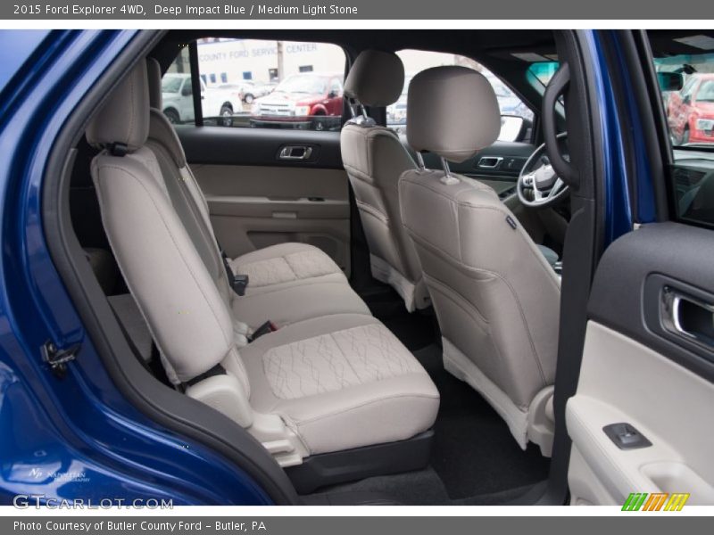 Deep Impact Blue / Medium Light Stone 2015 Ford Explorer 4WD