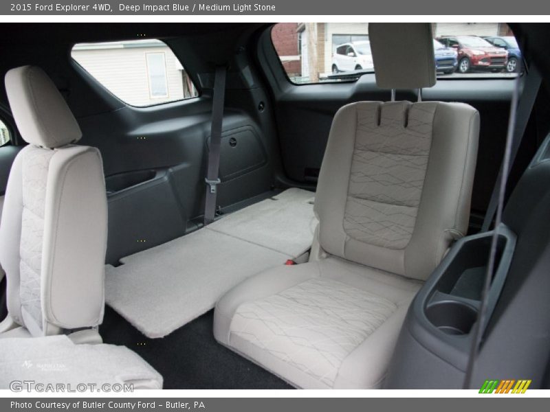 Deep Impact Blue / Medium Light Stone 2015 Ford Explorer 4WD