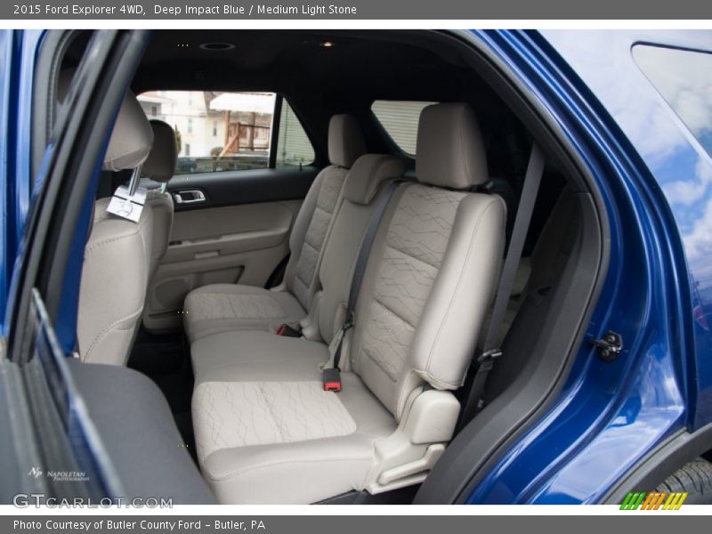 Deep Impact Blue / Medium Light Stone 2015 Ford Explorer 4WD