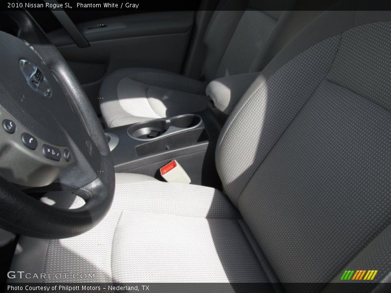 Phantom White / Gray 2010 Nissan Rogue SL