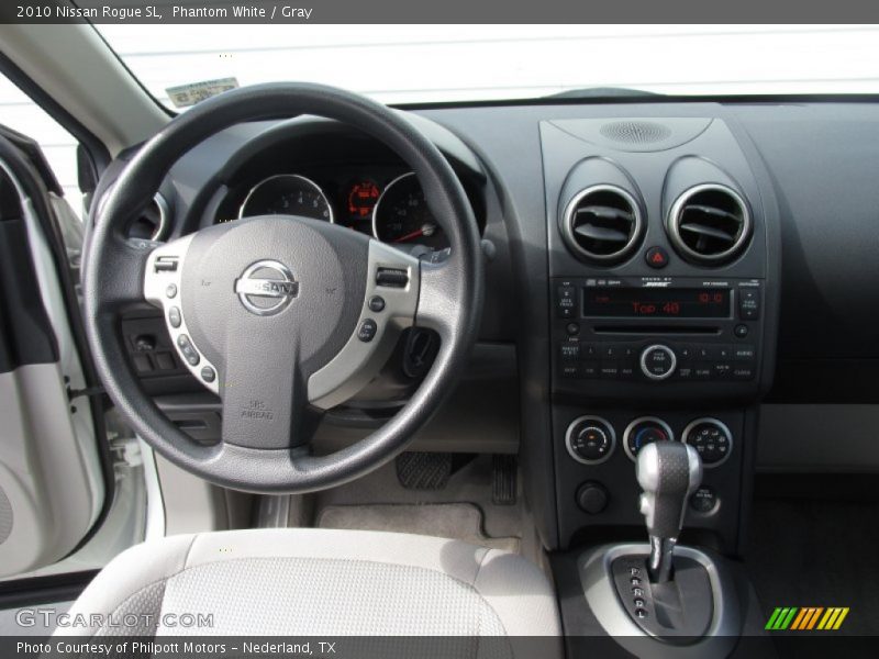 Phantom White / Gray 2010 Nissan Rogue SL